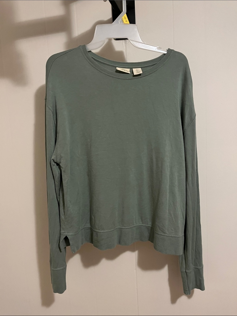 Relaxed Sage Green Crewneck Sweatshirt